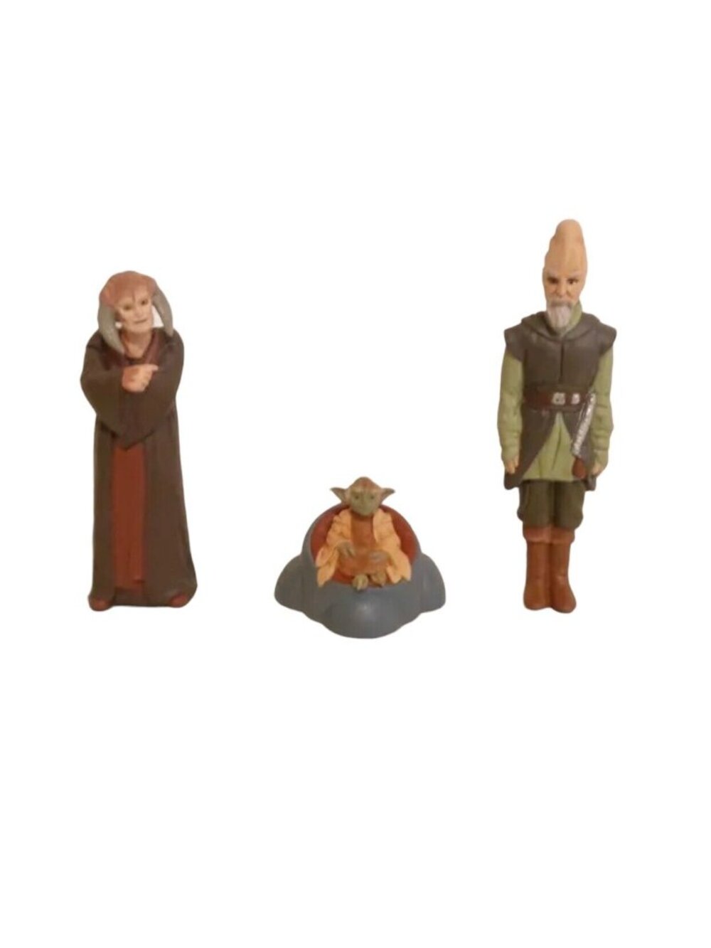 Hallmark Star Wars Jedi Council Saesee Tiin Yoda Ki-Adi-Mundi 3 Ornament Set - Picture 2 of 7